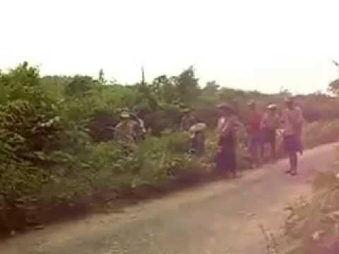 Embedded thumbnail for Video evidence of forced labour in Papun District