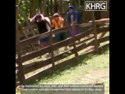 Embedded thumbnail for SAC and BGF soldiers forcibly taking villagers as porters and as human shields