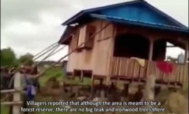 Embedded thumbnail for Forced relocation and destruction of villagers’ shelters by Burma/Myanmar Government in June 2015